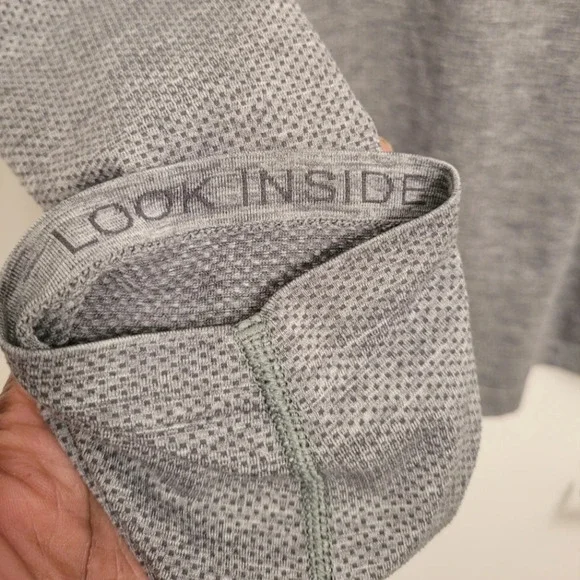 LULULEMON Men's XL Metal Vent Tech long sleeve shirt Slate gray athleisure - Picture 10 of 11